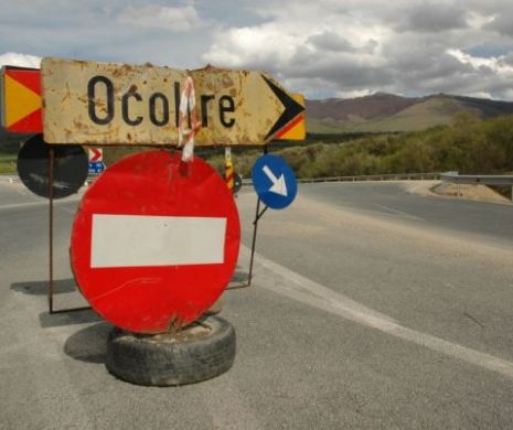 TRAFICUL din ROMÂNIA. DRUMURI NAȚIONALE, ÎNCHISE