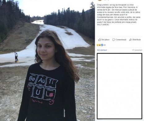 A rămas văduvă iar fiica a fugit de acasă. Mama tinerei o caută cu disperare