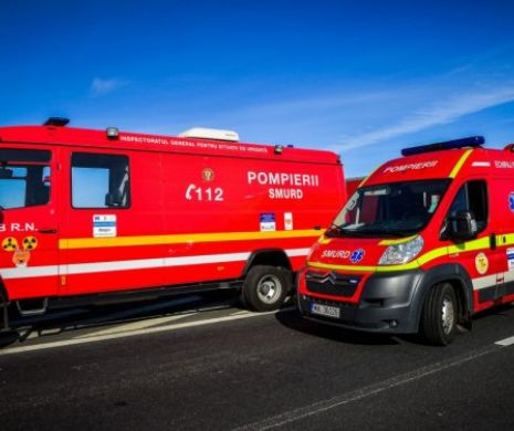 Accident GRAV în Mureș! Două TIR-uri s-au ciocnit