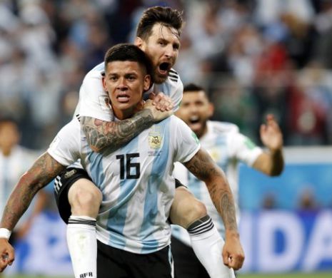 Argentina, purtată spre „optimi” pe aripile arbitrului