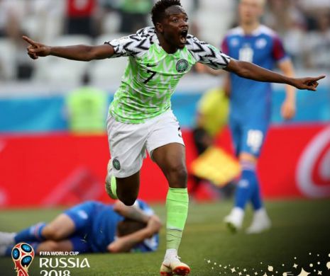 CAMPIONATUL MONDIAL. Minunea Islanda n-a mai rezistat și în fața Nigeriei. „Dubla” lui Ahmed Musa a rezolvat ecuația meciului