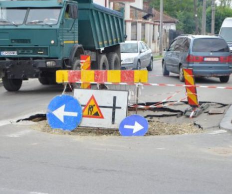 Nsipuri mişcătoare sub străzile din Craiova