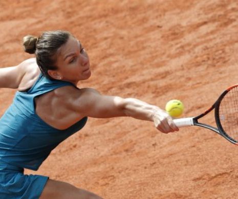 Simona Halep exersează mai mult ca perfectul la Paris