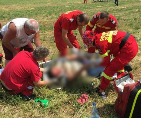 SMURD intervine de URGENȚĂ după o ATERIZARE FORȚATĂ a unui AVION. Mai multe echipaje sunt la fața locului
