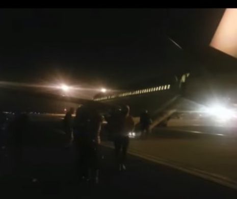 TEROARE la BORD! Un AVION a fost FORȚAT să ATERIZEZE de URGENȚĂ la Iași! Intervenție în forță a autorităților