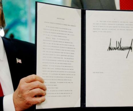 Trump a CEDAT şi SEMNEAZĂ ordinul executiv pentru a PĂSTRA ÎMPREUNĂ familiile imigranților