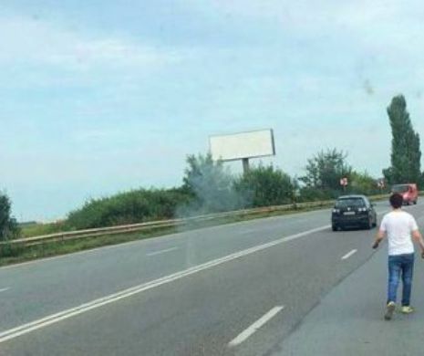 Băiat cu probleme psihice salvat de polițiti de pe șosea