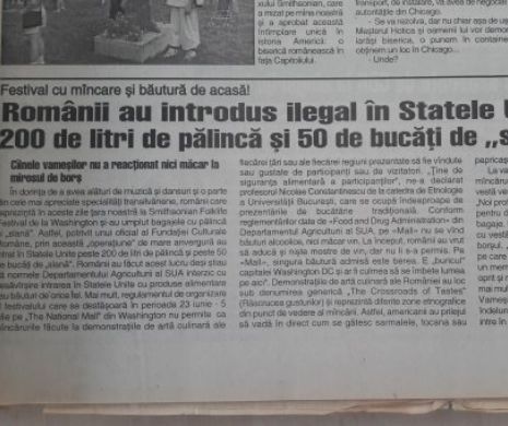 Câinele vameșilor americani nu a descoperit slana și palinca românilor