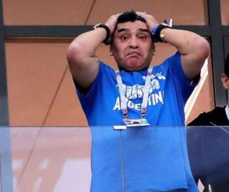 Legendarul Maradona, prins BEAT CRIȚĂ la volan | VIDEO