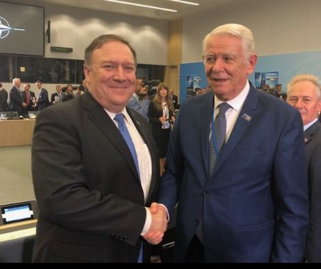 Meleșcanu-Pompeo, în loc de IOHANNIS-TRUMP