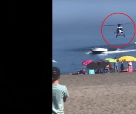 Turiștii de pe plajă au crezut că se toarnă o secvență dintr-un film cu gangsteri.  I-a cuprins GROAZA când au aflat care este ADEVĂRUL