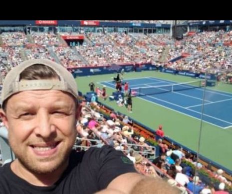 A devenit ”celebru”. Cine e românul din Montreal care a strigat "M..e PSD!" în timpul meciului lui Halep