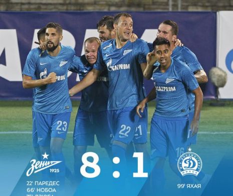 Meci ce nu s-a mai pomenit în ISTORIA cupelor europene. Zenit Sankt Petersburg s-a CALIFICAT după o evoluție IREALĂ
