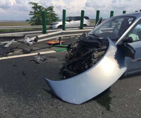 ACCIDENT MORTAL pe Autostrada Soarelui. Circulație îngreunată