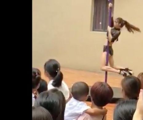În prima zi de GRĂDINIŢĂ copiii au fost ÎNTÂMPINAŢI de o DANSATOARE la BARĂ. Video în ARTICOL