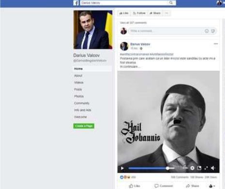 MCA România îl RECLAMĂ pe DARIUS VÂLCOV pentru ANTISEMITISM