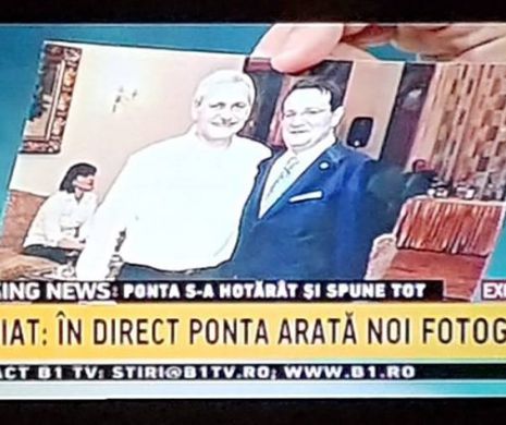 Victor Ponta a făcut publică fotografia ORIGINALĂ care-l demască pe Liviu Dragnea