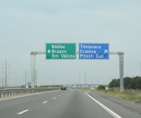 Circulație restricționată pe A1. Constructorul a fost chemat de urgență