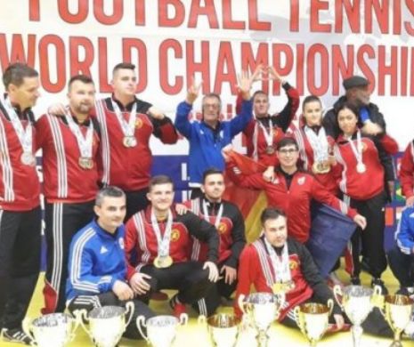 România a cucerit 7 medali de aur și una de argint la Campionatul Mondial de Fotbal Tenis de la Le Havre