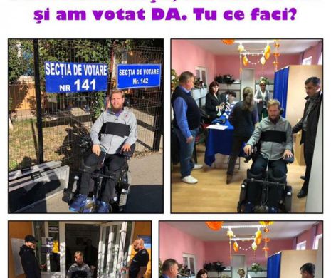 „Sunt Mihai Neşu, am fost la vot şi am votat DA. Tu ce faci?”