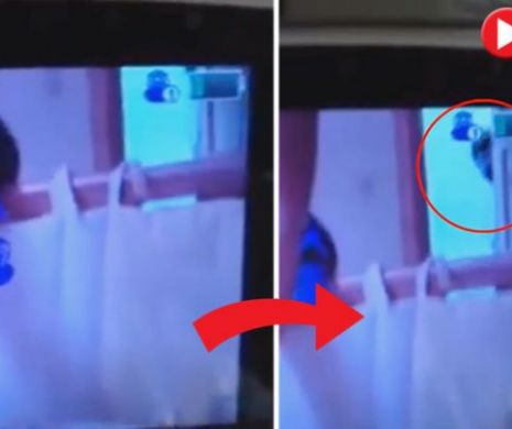 O fantomă a fost FILMATĂ pe monitorul din camera copiilor. VIDEO în articol