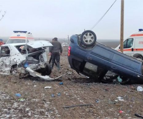 ACCIDENT rutier, cu CINCI VICTIME, una încarcerată, la CONSTANȚA
