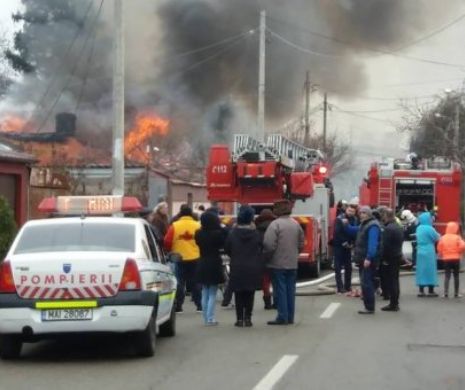 ALERTĂ. INCENDIU MAJOR în Capitală. 12 AUTOSPECIALE la fața locului. HIDRANȚII SUNT NEFUNCȚIONALI!