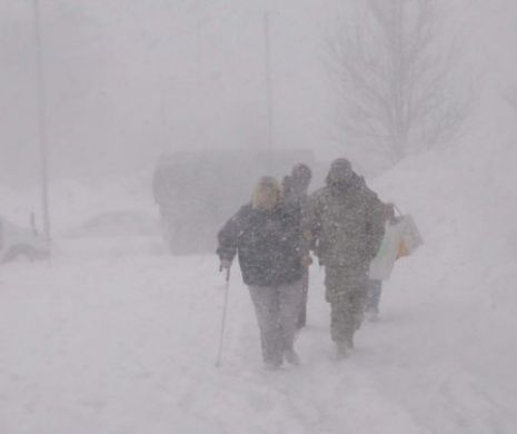 Avertismentul meteorologilor. Viscolul va lovi România, începând din nopatea de marţi spre miercuri