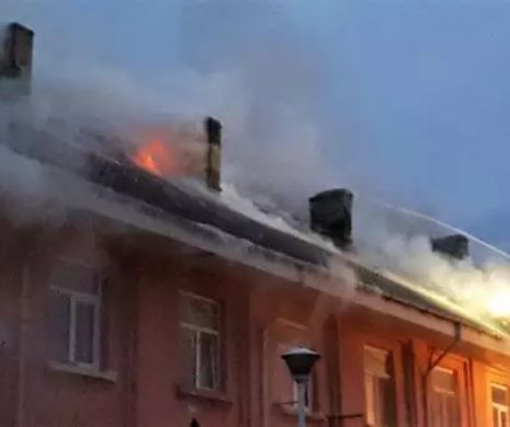 INCENDIU în România. Oamenii au fost EVACUAȚI