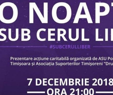 Politehnica Timișoara îi invită pe timișoreni să doarmă sub cerul liber, în ajutorul oamenilor fără adăpost