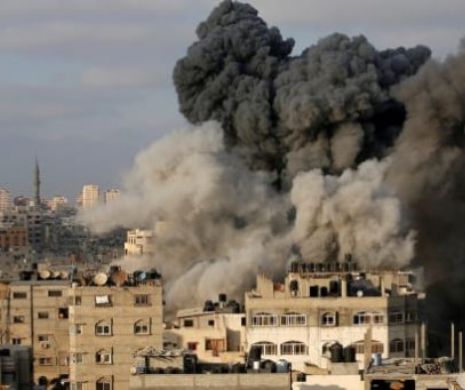 RĂZBOI în GAZA. Aviaţia ISRAELIANĂ a ATACAT poziţiile HAMAS