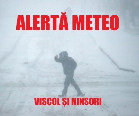 Vremea. ANM a emis COD GALBEN de VISCOL și NINSORI. Ce se întâmplă de CĂRCIUN