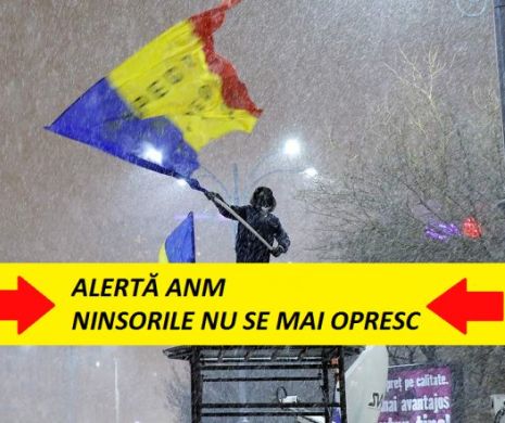 „APOCALIPSA METEO”. Ninsorile NU se mai opresc. ANM a făcut anunțul: TOATĂ ROMÂNIA este AFECTATĂ