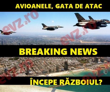 ISRAELUL, GATA DE RĂZBOI! Au dat un ultimatum în urmă cu câteva momente, timp în care navele survolează cerul. Ultimul pas până la MĂCEL