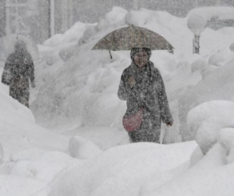 VREME apocaliptică în JAPONIA. Furtuna de ZĂPADĂ a blocat întreaga ŢARĂ