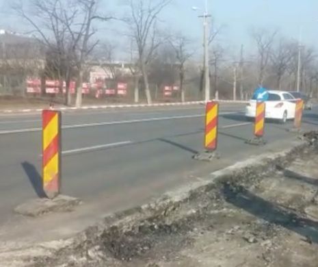 ”Autostyrada urbană” s-a stricat la două luni de la inaugurare