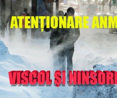 Avertizare importantă de la ANM. S-a emis un nou cod galben. Ce zone sunt vizate
