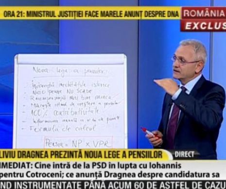 Dragnea, ANUNȚ IMPORTANT despre PENSII și SALARII