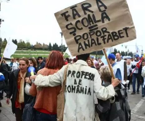 Grevă în educație. Revendicările profesorilor pentru Ministerul Educației