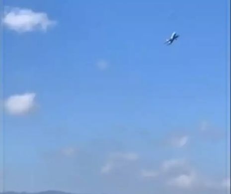 Moment dramatic în aer. Un avion a fost pe punctul de a produce o tragedie. Totul a fost filmat