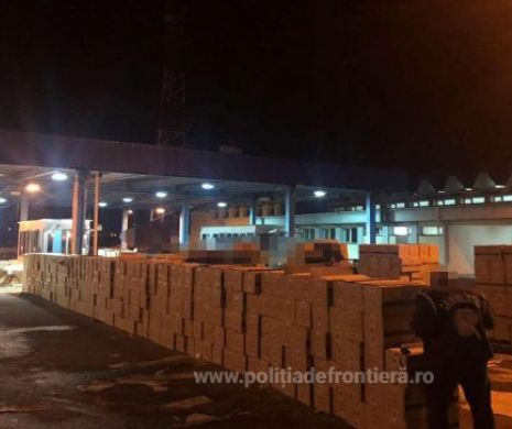Nu se mai face contrabandă cu sacoșa, ci cu TIR-ul. Captură URIAȘĂ la vama HALMEU