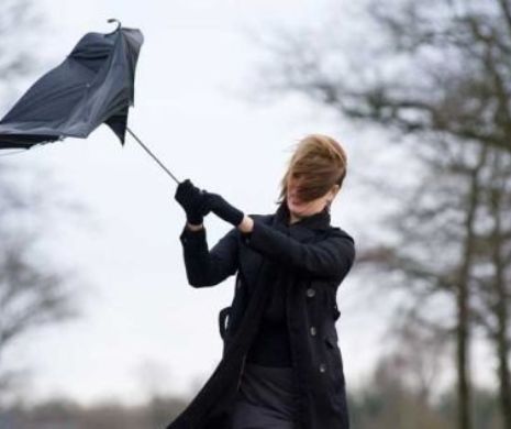 ANM avertizează. Cod Portocaliu de vânt puternic. Care sunt zonele afectate