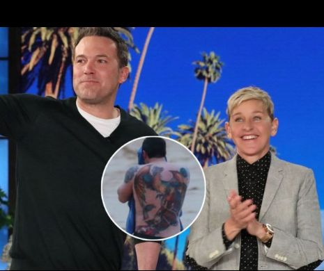Ben Affleck, nepăsător la batjocura fanilor. „Mie îmi place tatuajul meu! Reprezintă pasărea Phoenix”