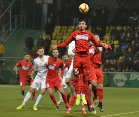 LIGA I. FCSB și-a dat cu stângul în dreptul la Voluntari. „Roș-albaștrii” s-au împiedicat pe terenul penultimei clasate