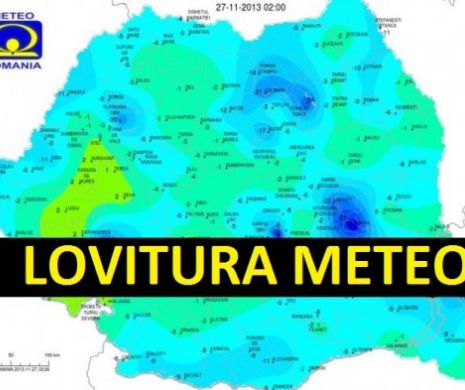 Meteo. ANM a declanșat alerta. Temperaturile vor scădea dramatic. Ce zone sunt vizate