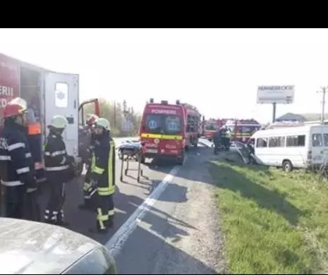 Accident grav pe DN 1. A fost activat Planul Roșu de Intervenție