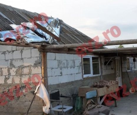Fenomen meteo extrem, la Constanța. Un vârtej uriaș a distrus totul în cale
