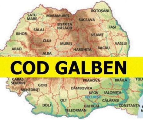 Meteorologii au emis o nouă atenţionare de Cod Galben: Vin ninsorile şi vânt puternic
