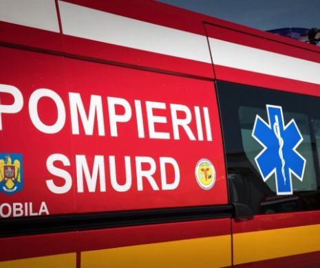 Accident grav pe DN73A! A fost mobilizat un elicopter SMURD