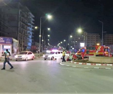Accident la Mamaia. Polițistă rănită, în misiune, de un motociclist băut